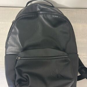 Calvin Klein Black Textured Men's Backpack